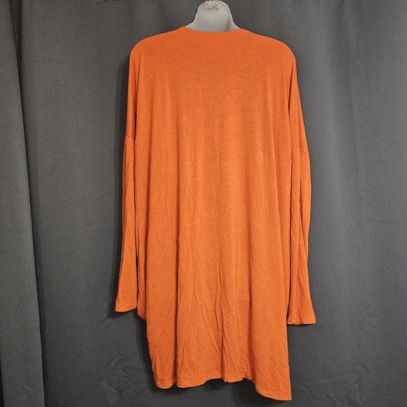 Sz L Orange Gameday Gal Cardigan - Picture 3 of 5